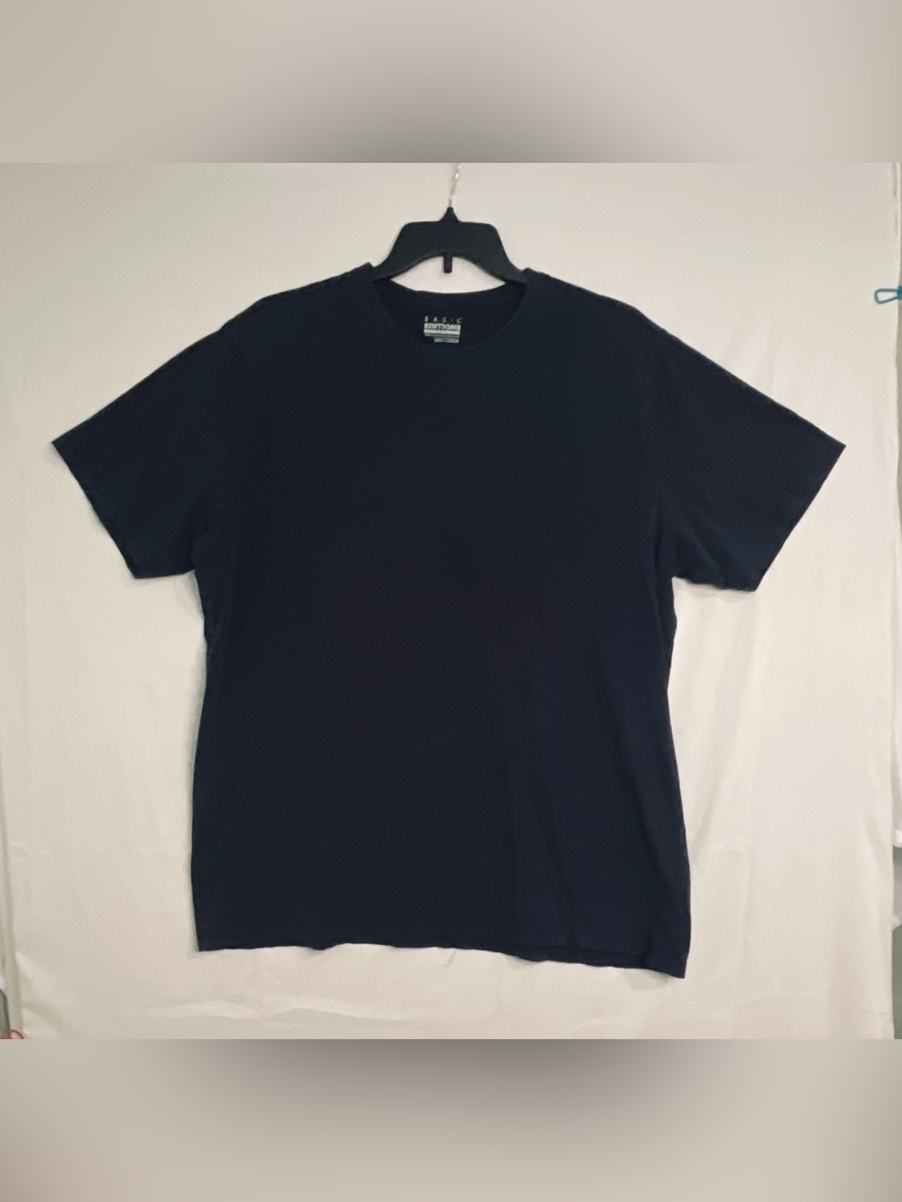 Basic Edition Classic Black Crew Neck Men's T-Shirt short sleeve Sz 2XL
